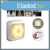 ntapads LED jszakai lmpa mozgsrzkelvel - meleg fehr