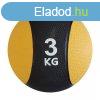 Sznes medicinlabda 3kg, srga-fekete