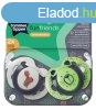 Tommee Tippee Fun Friends jtszcumi 0-6 h 2 db - krm/zld