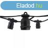 15db E27 foglalatos fnyfzr (14,4 mter), fekete, IP65, fi