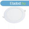 LED panel (modul), 20W, bepthet, kerek, 3 szn fny