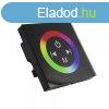 Dimmer RGB LED szalaghoz, fali, fekete vegpanel, rint vez