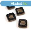 Cseh table cut gyngy - hosszban frt napsugaras ngyzet - 