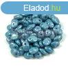 SuperUno gyngy - 2.5x5mm - White Blue Luster