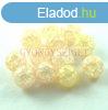 Roppantott veg gyngy - Light Peach - 8mm