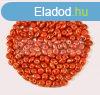 Superduo cseh prselt ktlyuk gyngy - 2.5x5mm - amber gold