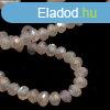 Csiszolt fnk gyngy - Opal Light Peach Luster - 2x3mm - sz