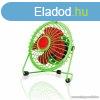 delight USB Mini asztali ventiltor, zld, grgdinnye (5111