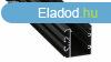 LED Alumnium Profil UNICO Fekete 3 mter