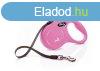 Flexi new szalagos 5 m classic S 15 kg rzsaszn