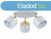 MasterLED Elza 3xE27 foglalat kerek llthat fehr/arany s