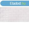 FLEXWALL PVC falburkolat Grey Seam Fehr csempe, szrke fuga