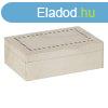 Dekoratv doboz Krmszn Aranysrga Gyanta Rz 23 x 15 x 8 c