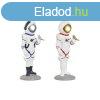 Dekoratv Figura Home ESPRIT Kk Fehr Piros Ezst szn Hl