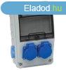 Ipari csatlakoz doboz 4x 2P+F