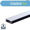 LED profil 30x10mm fekete szerkezet 2m SZETT 5116 (Optonica)