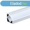 LED profil 45-os szgben 2m SZETT fehr bortssal 5103 (Op