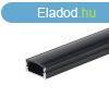 Led profil opl fedvel fekete 2m 5107 (Optonica)