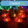 LED-es virg dekorci - elemes - 4 db / csomag