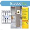 Etikett cmke szuper tapads - L7872-20 fehr 35,6 x 16,9 m