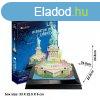 3d LED vilgts puzzle: Szabadsgszobor (USA) Cubicfun 3D 