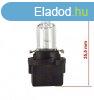 Fekete B10d Izz Mszerfalhoz 12V 5W halogn 