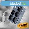 Biztonsgi hlzati eloszt 5x aljzattal CX-E205