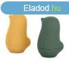 PETITE&MARS Szilikon frdjtk Love birds Ochre Green 6
