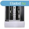 Emilia 85x170 cm hidromasszzs kdkabin elektronikval Black