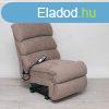 Elemes relax kanap motoros bett fotelje Cuba vilgosbarna 