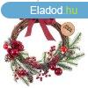 Adventi koszor Piros Tbbszn Rattan Manyag Anansz 40 cm