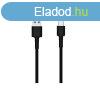 Xiaomi Mi Braided (SJV4109GL) fekete gyri szvetbevonatos U