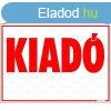 Informcis tbla, 35x25 cm, "Kiad"