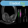 Advance Fejhallgat - HEADPHONICS PRO (3,5mm Jack, fekete)