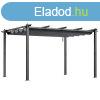 Pergola, pavilon alumnium, elhzhat napernyvel 3x4m szrk
