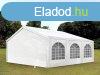 Premium rendezvnystor, parti stor 5x6 m ponyva PE 450 feh