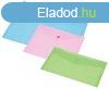 Irattart tasak, A5, PP, patentos, Panta Plast, pasztell zl