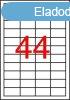 Etikett, univerzlis, 48,5x25,4 mm, APLI, 440 etikett/csomag