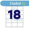 Etikett cmke, 63,5x46,6mm, 100 lap, 18 cmke/lap