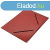 Gumis mappa A4, 400g. karton Fornax Glossy piros