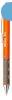 Golystoll, 0,8 mm, nyomgombos, neonnarancs tolltest, ROTRI