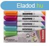 Tbla- s flipchart marker kszlet, 3 mm, kpos, KORES "