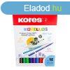 Filctoll kszlet, kimoshat, KORES "Korellos", 12 