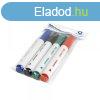 Alkoholos marker kszlet, 3mm, kerek hegy 4-es kszlet Blue