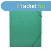 Gumis mappa A4, festett prespn mints karton Bluering zld