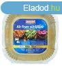Stpapr, szilikonos, Air Fryer kszlkhez, szgletes, 16 