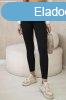 Bordzott anyagbl kszlt magas derek leggings, 69847 feke