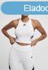 Ladies Starter Sports Cropped Top white/black