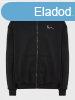 Pulcsi karl kani chest signature essential zip hoodie Black