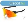 100% napszemveg Aerocraft, Soft Tact Black - HiPER Red tbb